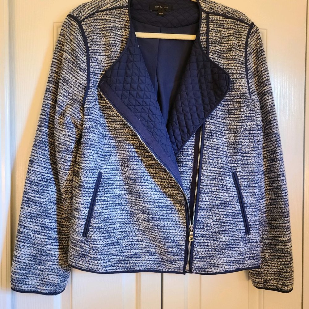 Ann Taylor Sweater Jacket Sz 16
